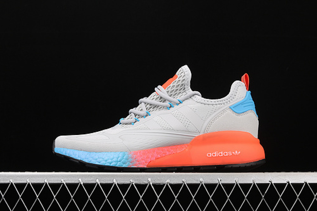 Unbranded [FV7498]-[ZX 2K BOOST SHOES CLOUD WHITE/ORANGE/BLUE]-[MAN:40-45], photo 1