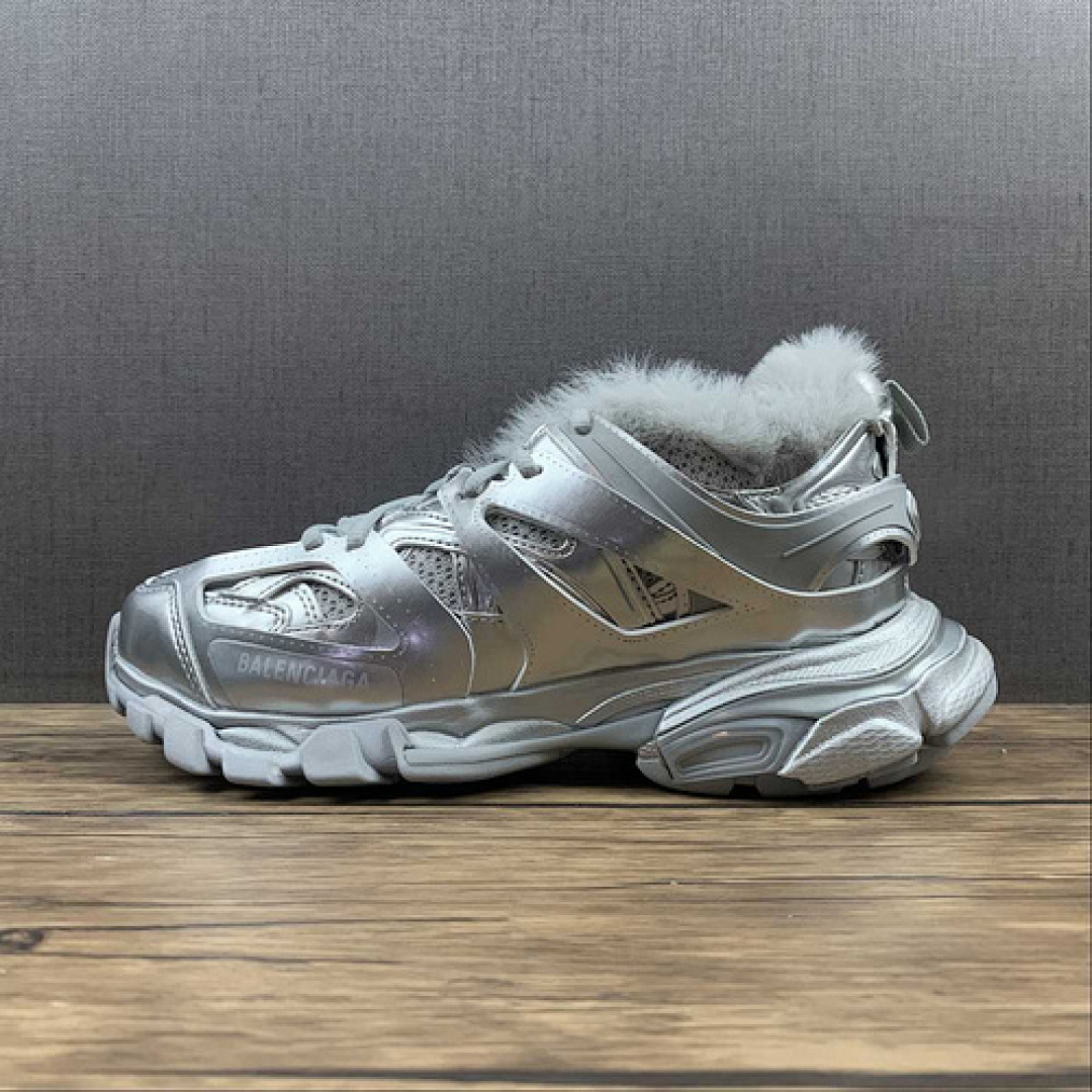 Unbranded [BA*LEN*CIAGA TRACK SNEAKERS GREY/SILVER/GREY]-[WOMAN:35-39]-[MAN:40-46], photo 1