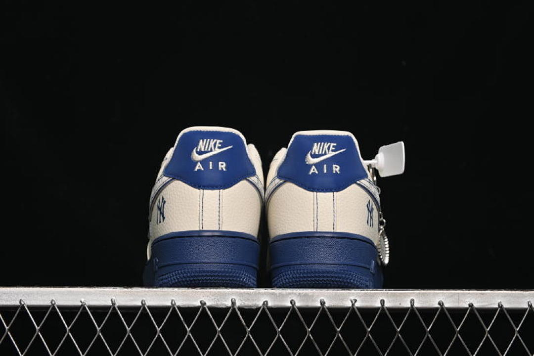 Nike [KJ1688-010]-[AIR FORCE 1 07 LOW MLB BEIGE/BLUE]-[WOMAN:36-39]-[MAN:40-45] - Image 14