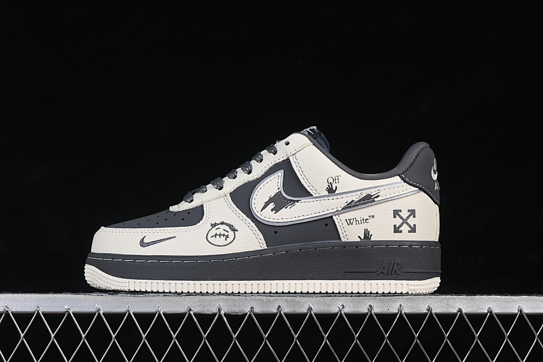 Nike [XL1979-130]-[AIR FORCE 1 07 LOW WHITE/BLACK]-[WOMAN:36-39]-[MAN:40-45] - Image 2