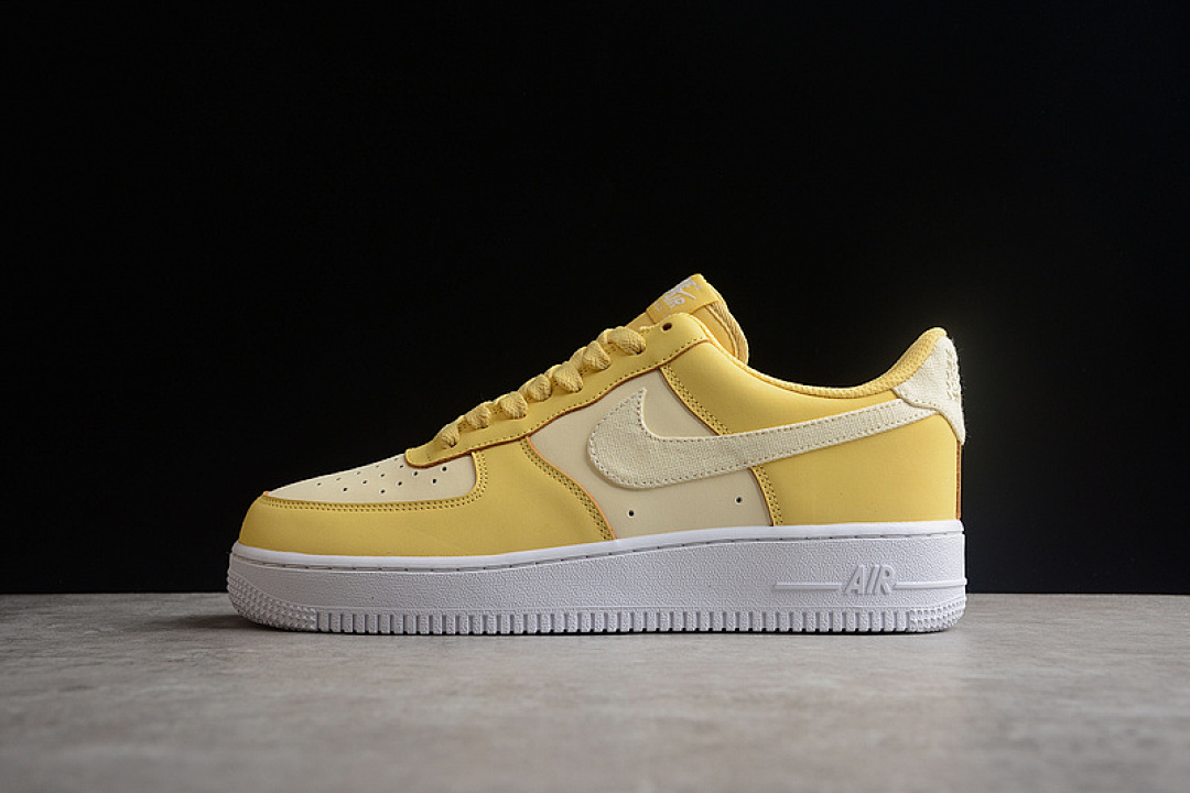 Nike Nike AIR FORCE 1 LOW CROSS STITCH LIGHT LEMON/YELLOW/WHITE · DJ9945-700, photo 1