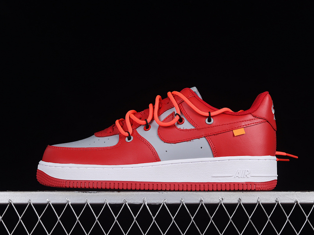 Nike [CV1724-117]-[AIR FORCE 1 LOW 07 RED/GREY/WHITE]-[WOMAN:36-39]-[MAN:40-45], photo 1