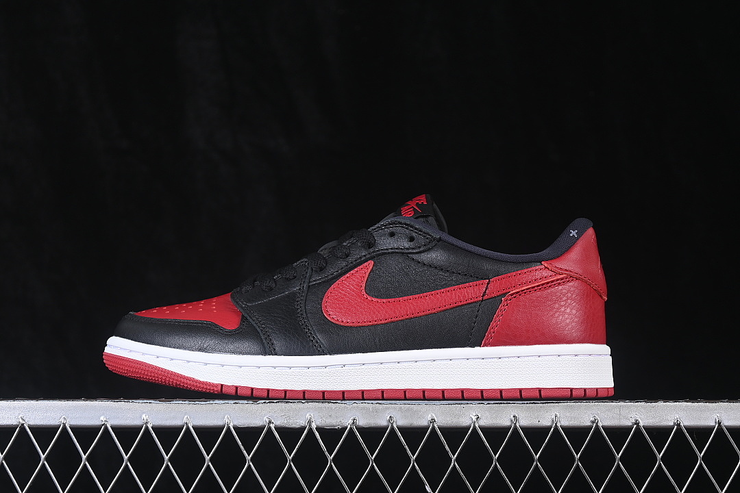 Jordan AIR Jordan 1 LOW BANNED AJ1 CASUAL SNEAKERS RED/BLACK · IW6276-001, photo 1