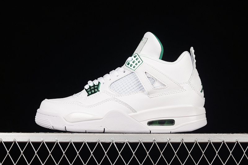 Jordan AIR Jordan 4 RETRO WHITE/PINE GREEN/METALLIC SILVER · CT8527-113, photo 1