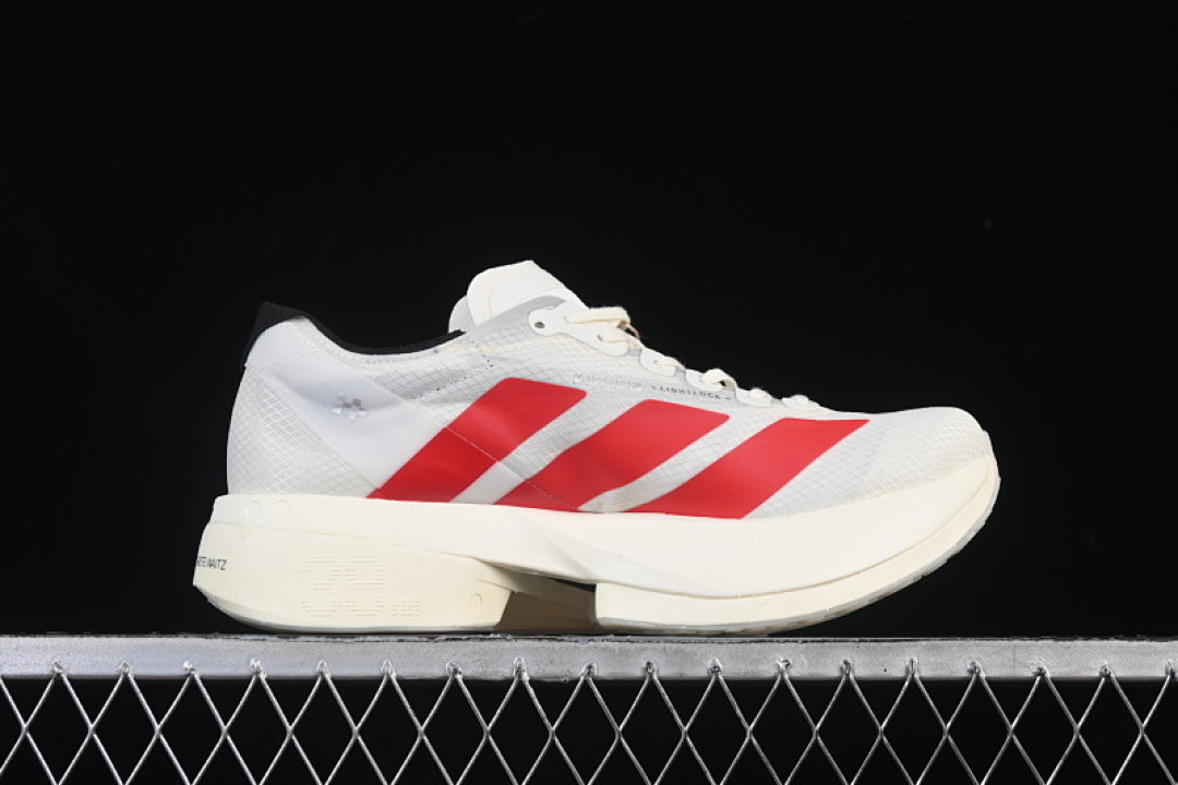 Adidas [JR6363]-[ADIZERO ADIOS PRO 4 OFF WHITE/BETTER SCARLET/CORE BLACK]-[WOMAN:36-39]-[MAN:40-46] - Image 16