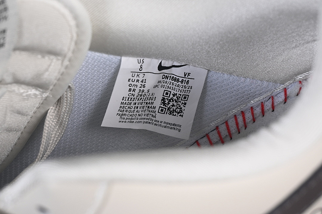 Nike [DN1688-816]-[AIR FORCE 1 07 LOW CASUAL SNEAKERS WHITE/GREY]-[WOMAN:36-39]-[MAN:40-45] - Image 6