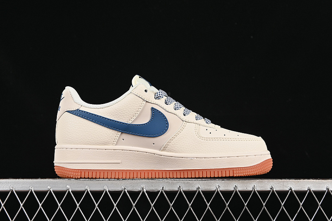Nike [QW5836-001]-[AIR FORCE 1 07 LOW GREY/BEIGE/BLUE]-[WOMAN:36-39]-[MAN:40-45] - Image 16