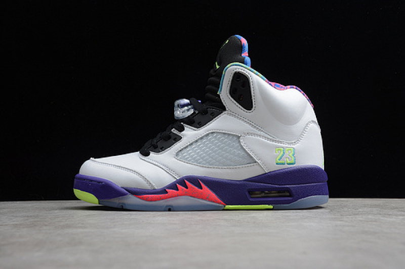 Jordan AIR Jordan 5 RETRO ALTERNATE BEL-AIR WHITE/BLACK/PURPLE · DB3335-100, photo 1