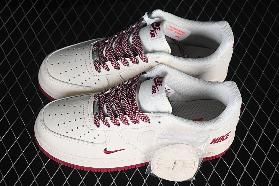 Nike [JP2026-106]-[AIR FORCE 1 07 LOW WHITE/RED/WHITE]-[WOMAN:36-39]-[MAN:40-45] - Image 11
