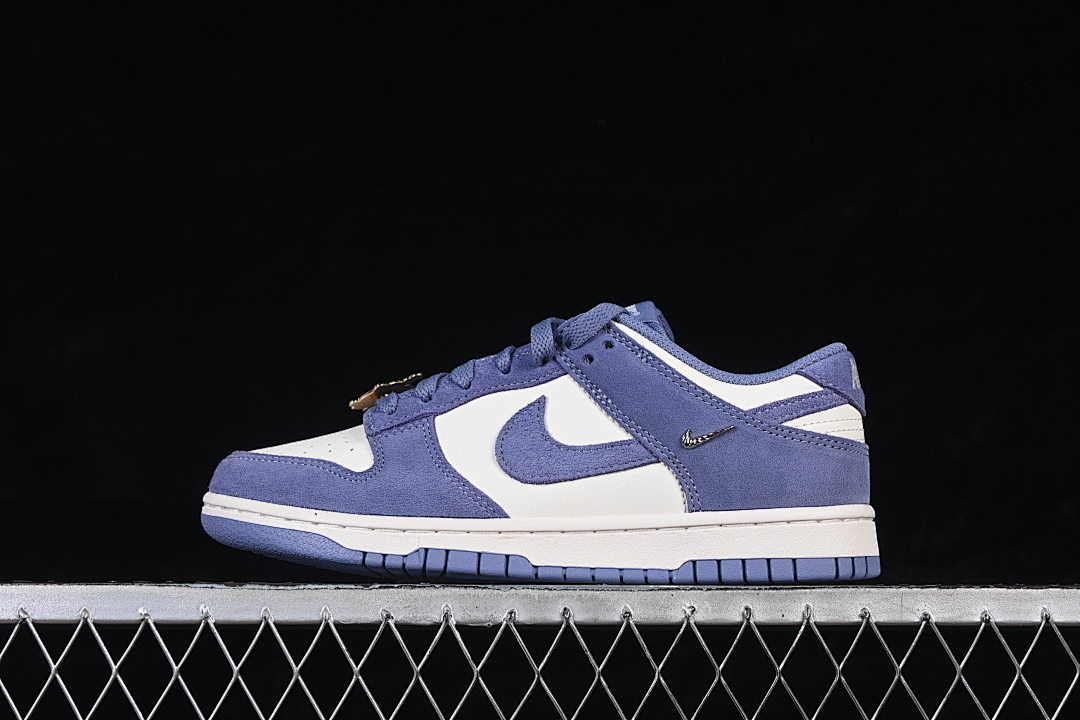 Nike DUNK LOW SAIL/METALLIC SILVER/WORLD INDIGO · IB4417-103, photo 1