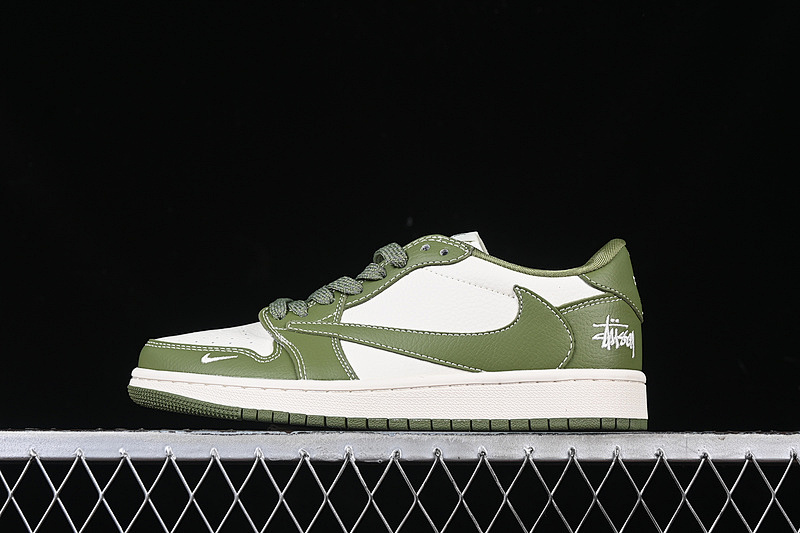 Jordan TRAVIS SCOTT X FRAGMENT DESIGN AIR Jordan 1 LOW OG SP WHITE/GREEN · BB1199-201, photo 1