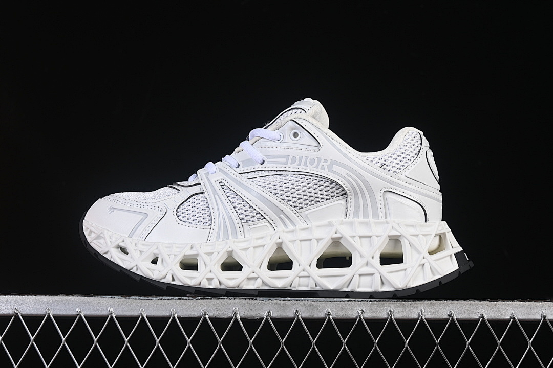 Dior [LOW-TOP CASUAL SPORTS SHOES WHITE/WHITE/WHITE]-[WOMAN:36-39]-[MAN:40-46] - Image 2