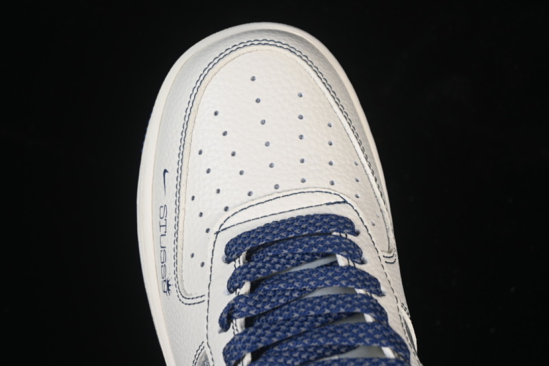 Nike [DD1982-306]-[AIR FORCE 1 07 LOW CASUAL SNEAKERS NAVY BLUE/WHITE]-[WOMAN:36-39]-[MAN:40-45] - Image 9