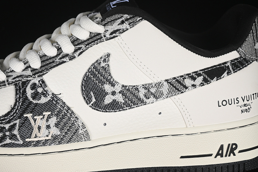 Nike [SC9207-539]-[AIR FORCE 1 07 LOW LV WHITE/GREY/BLACK]-[WOMAN:36-39]-[MAN:40-45] - Image 8