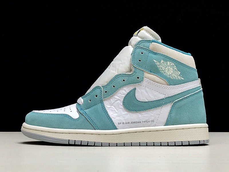 Jordan H12 AIR Jordan 1 RETRO HIGH TURBO GREEN/SAIL-WHITE · 555088-311, photo 1