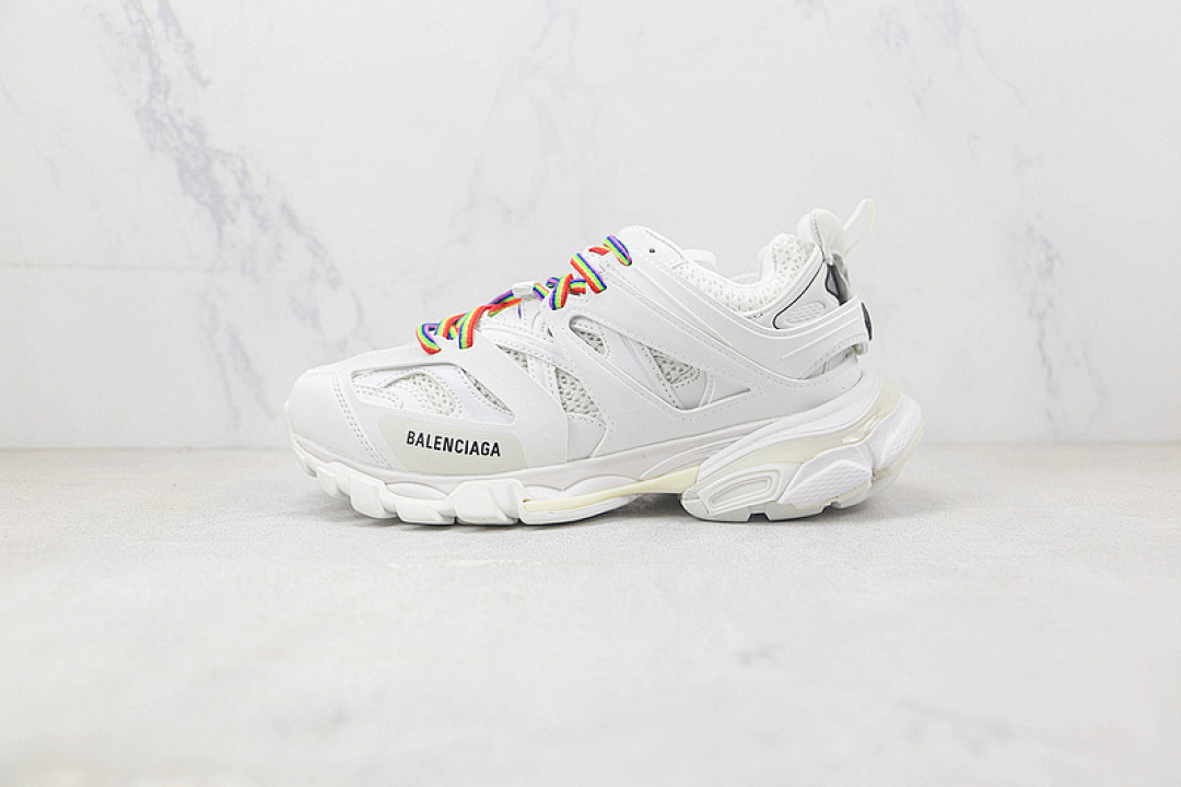 Unbranded [OK BA*LEN*CIAGA TRACK MULE CLEAR SOLE SNEAKERS 3.0 WHITE/MULTI-COLOR]-[WOMAN:35-39], photo 1