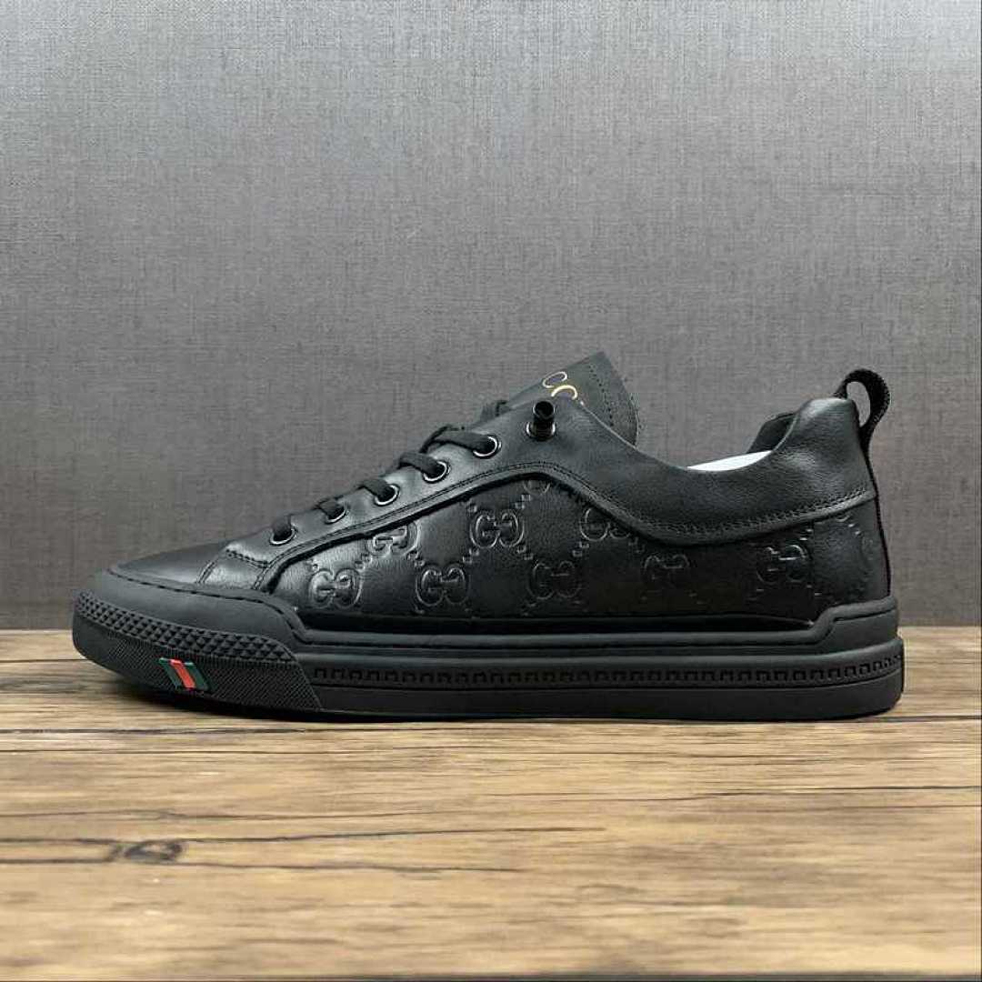 Unbranded [GU*CCI CASUAL SNEAKERS BLACK/BLACK/BLACK]-[MAN:38-44], photo 1