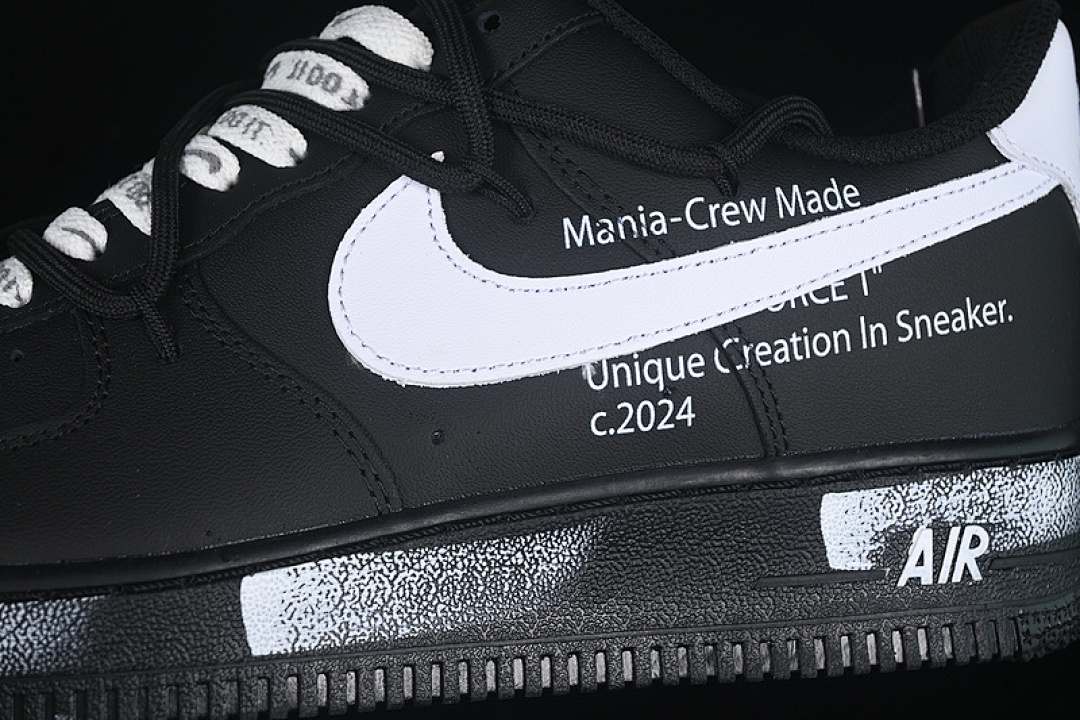 Nike [ZH0316-059]-[AIR FORCE 1 07 LOW OFF BLACK/WHITE]-[WOMAN:36-39]-[MAN:40-45] - Image 9