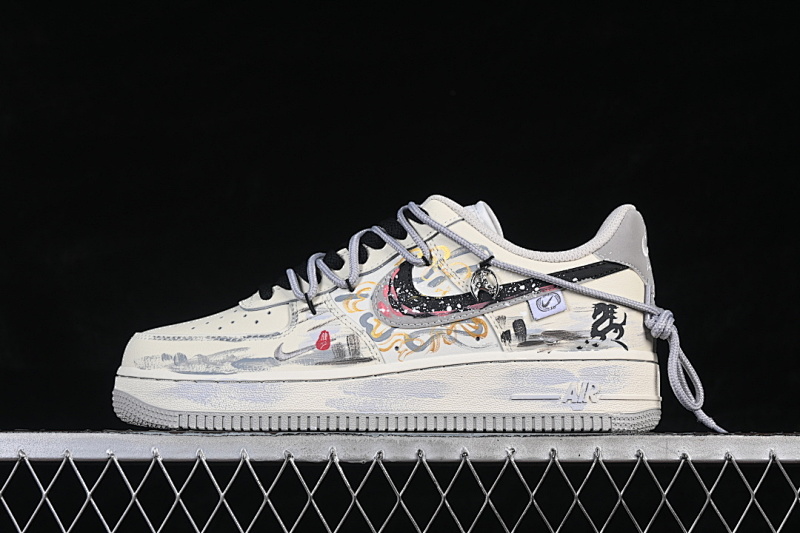 Nike Nike AIR FORCE 1 07 LOW WHITE/GREY/WHITE · FB1839-313, photo 1