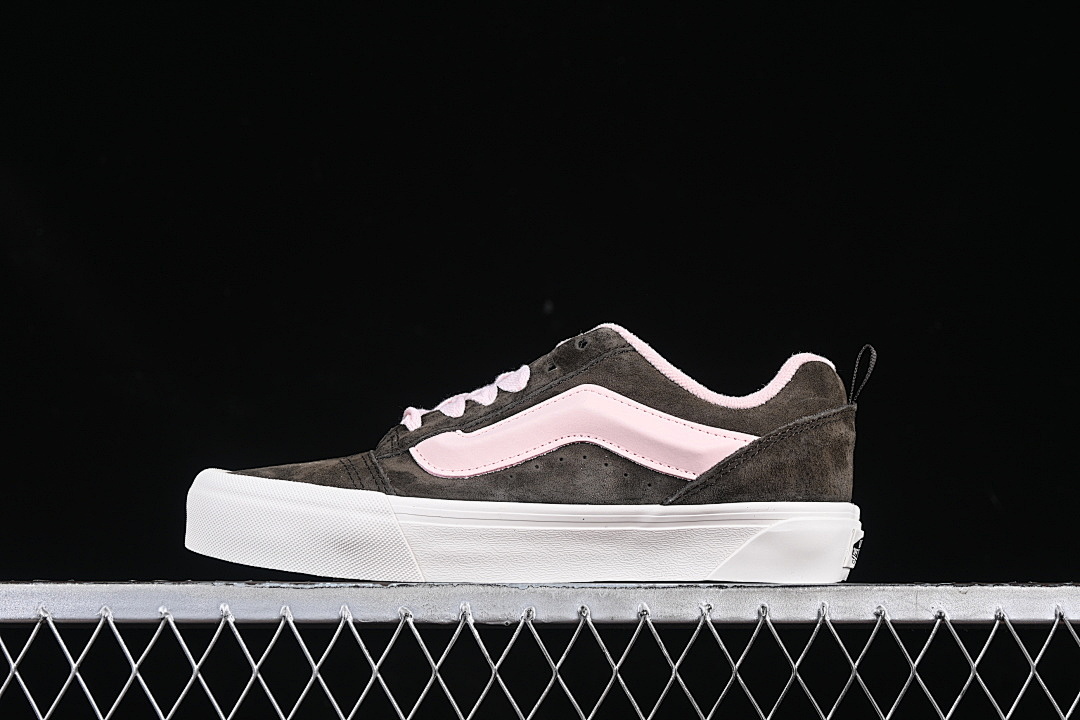 Unbranded [VN000D75O3N]-[LOW-TOP RETRO CASUAL SHOES BROWN/PINK/WHITE]-[WOMAN:35-39]-[MAN:40-44], photo 1