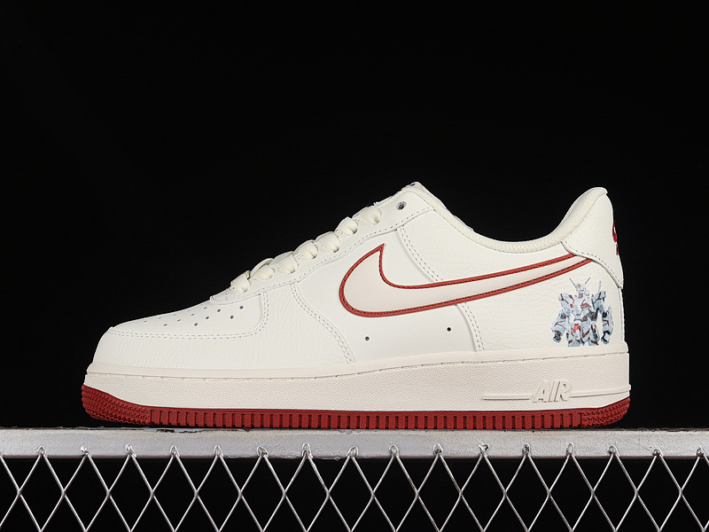 Nike Nike AIR FORCE 1 LOW 07 OFF WHITE/RED · KK1256-658, photo 1