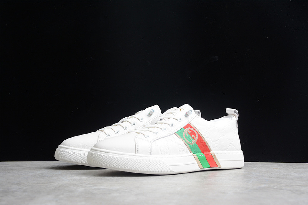 Gucci [GU*CCI ACE EMBROIDERED LOW-TOP SNEAKER WHITE/GREEN/RED-GOLD]-[MAN SIZE:38-44] - Image 14