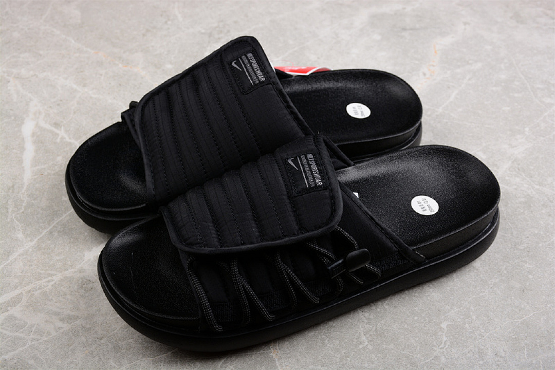Nike [DC1457-101]-[ASUNA 2 SLIDES BLACK/BLACK/BLACK]-[WOMAN:36-39]-[MAN:40-45] - Image 6