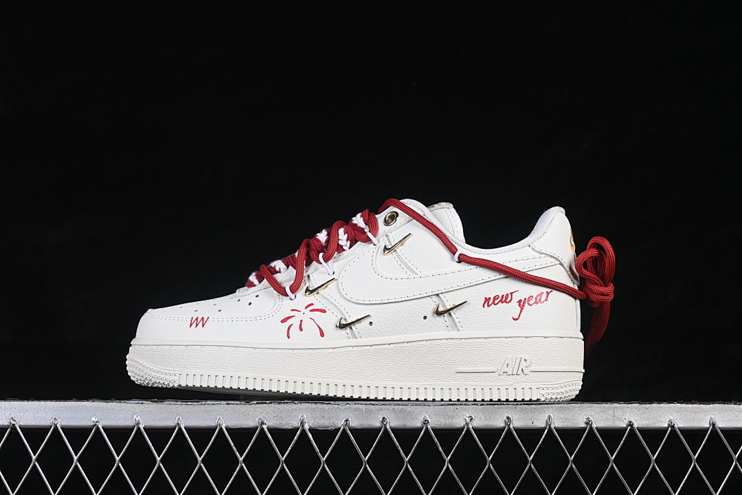 Nike [FV3654-111]-[AIR FORCE 1 07 LOW WHITE/RED/WHITE]-[WOMAN:36-39]-[MAN:40-45] - Image 2