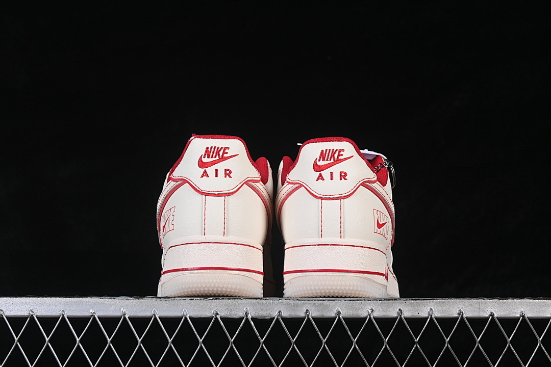 Nike [SM6668-132]-[AIR FORCE 1 07 LOW WHITE/RED/WHITE]-[WOMAN:36-39]-[MAN:40-45] - Image 14