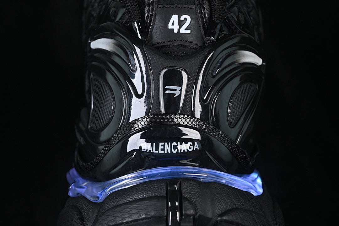 Balenciaga [WRNLD1000]-[RETRO CASUAL SHOES BLACK/BLACK/BLACK]-[WOMAN:35-39]-[MAN:40-46] - Image 9