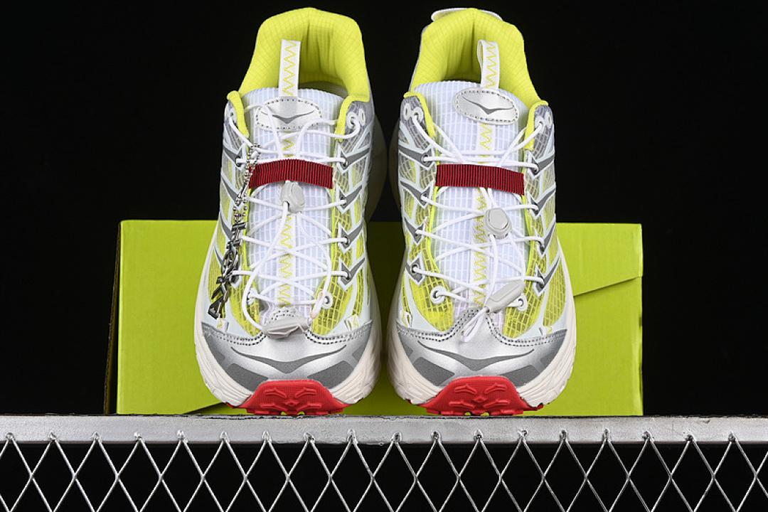 Hoka [1153931 WNN]-[HOKA MAFATE THREE 2 WHITE/GREY/RED/GREEN]-[WOMAN:36-39]-[MAN:40-45] - Image 13
