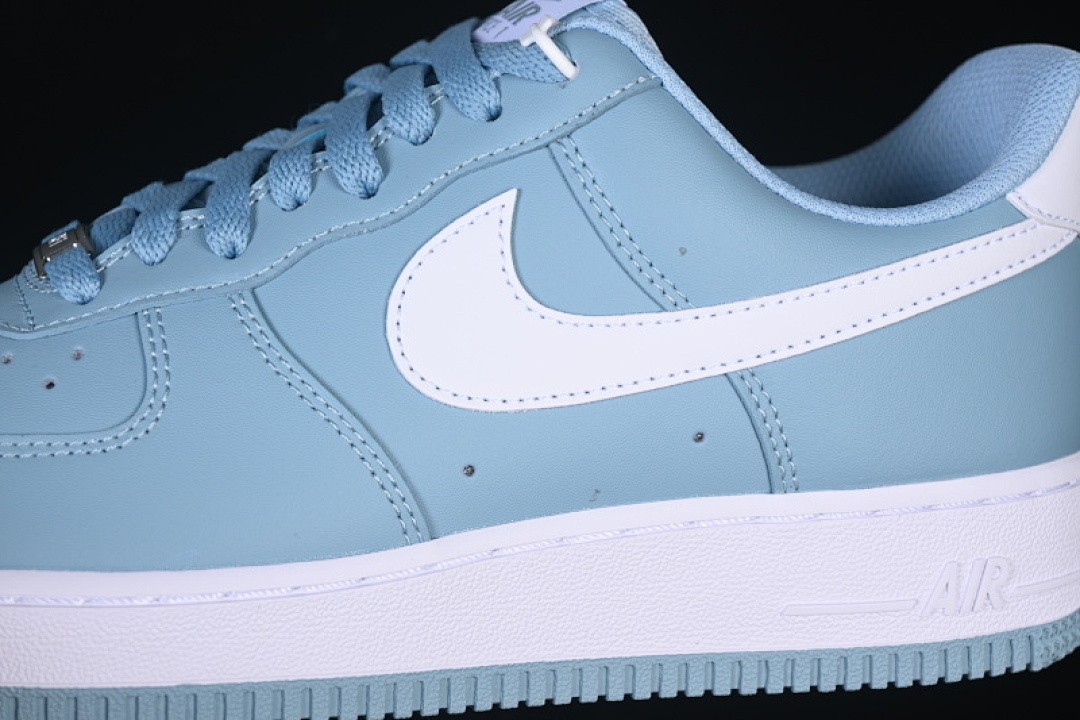 Nike [FJ4146-403]-[AIR FORCE 1 07 LOW CASUAL SNEAKERS SKY BLUE/WHITE]-[WOMAN:36-39]-[MAN:40-45] - Image 7