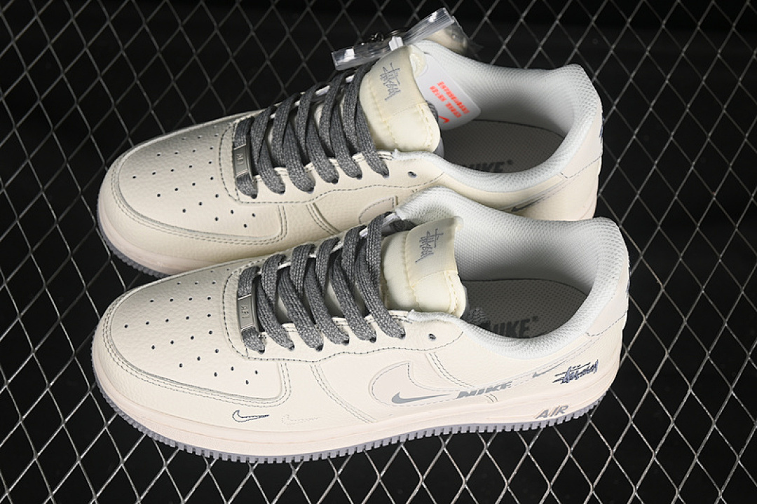 Nike [HH7518-064]-[AIR FORCE 1 07 LOW WHITE/GREY]-[WOMAN:36-39]-[MAN:40-45] - Image 11