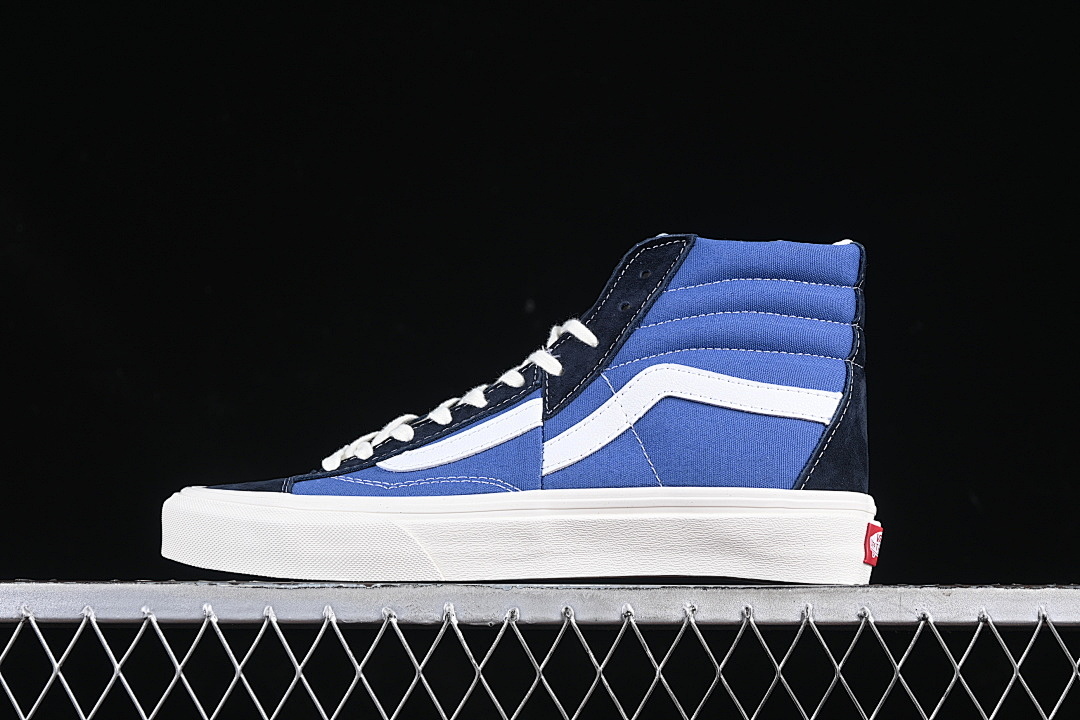 Unbranded [VN000CNSN01]-[HIGH TOP CASUAL SNEAKERS BLACK/WHITE/NAVY BLUE]-[WOMAN:35-39]-[MAN:40-44], photo 1