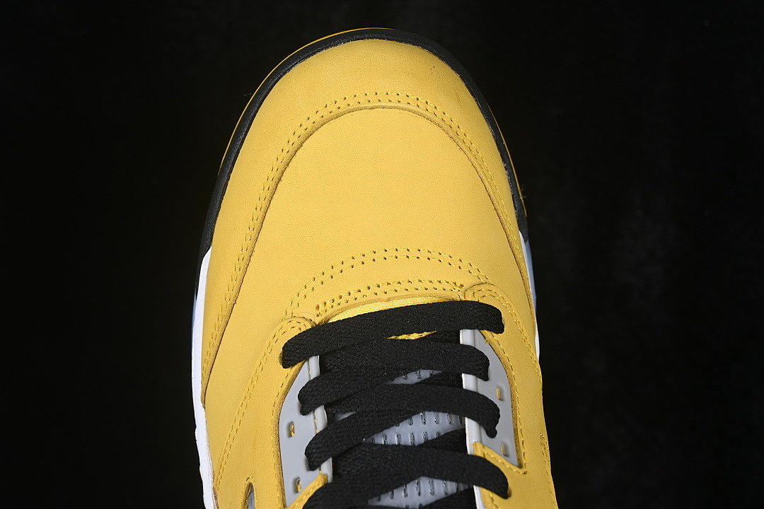 Unbranded [IO3372-700]-[AIR JORDAN 5 RETRO AJ5 BASKETBALL SHOES YELLOW/GREY]-[WOMAN:36-39]-[MAN:40-49] - Image 9