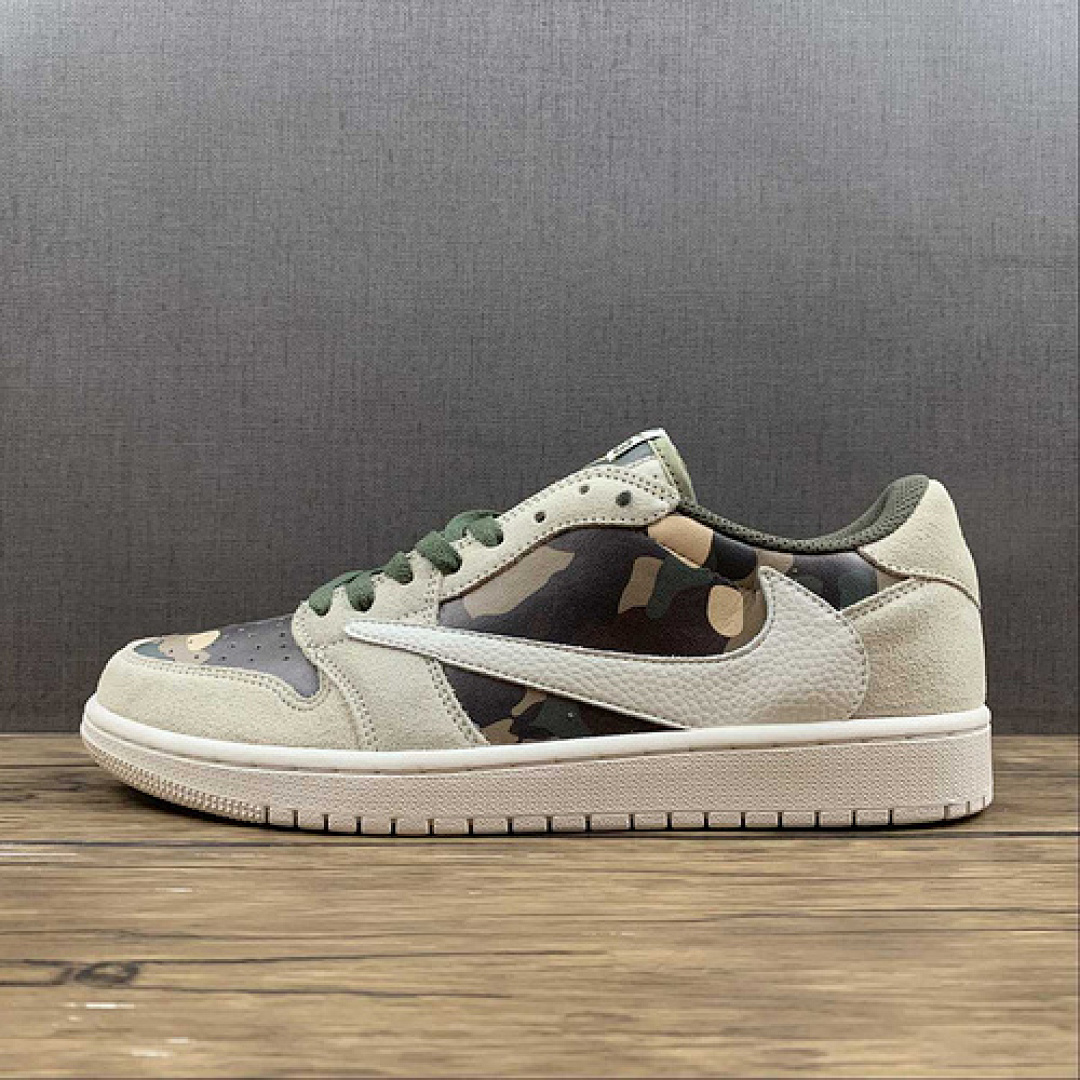 Jordan [DM7866-123]-[AIR JORDAN 1 RETRO LOW OG SP WHITE/GREY/BROWN]-[WOMAN:36-39]-[MAN:40-46], photo 1
