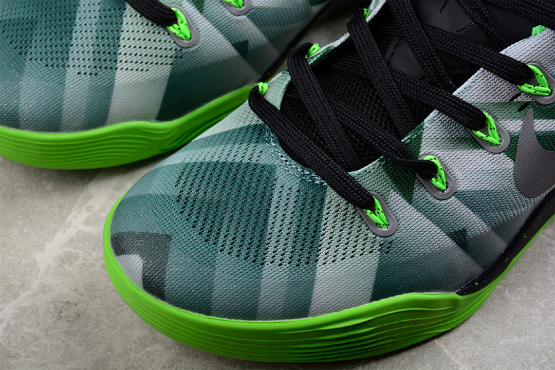 Nike [652908-303]-[KOBE 9 EM PRM GORGE GREEN/METALLIC SILVER-ELECTRIC GREEN]-[MAN:40-46] - Image 9