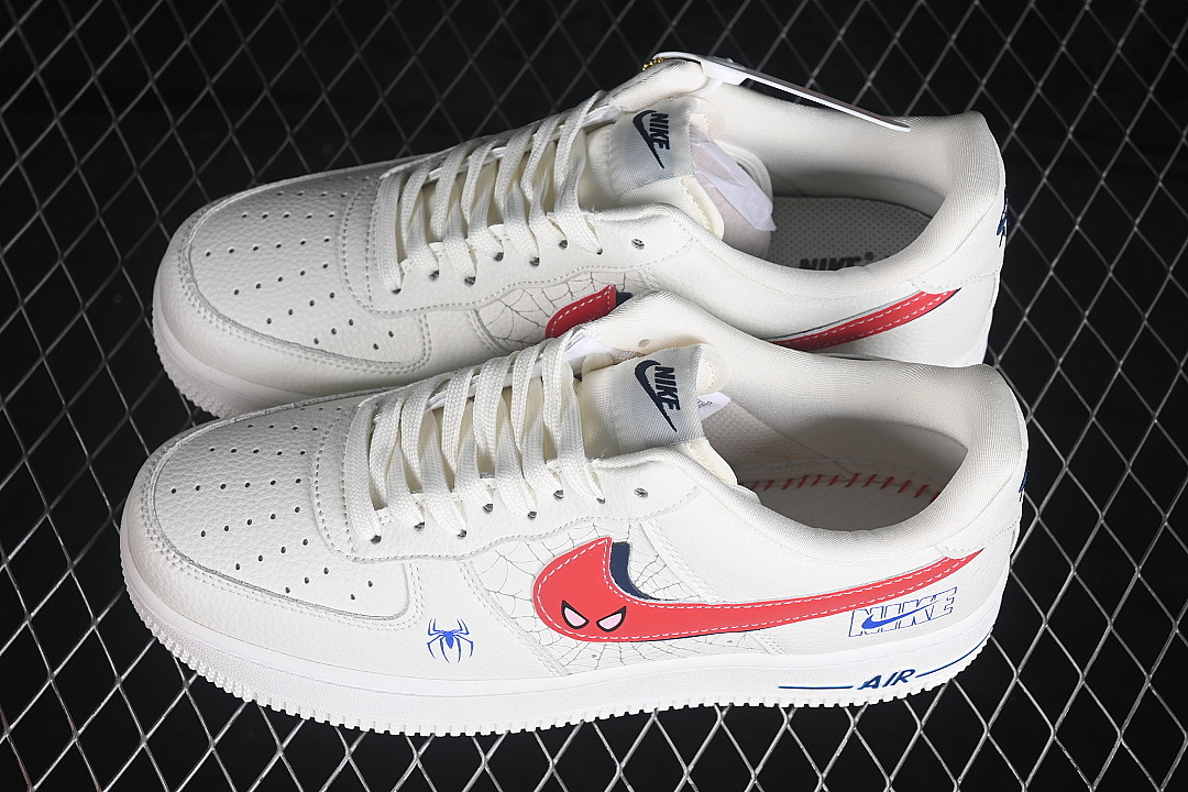 Nike [WY0655-116]-[AIR FORCE 1 07 LOW CASUAL SNEAKERS WHITE/RED]-[WOMAN:36-39]-[MAN:40-45] - Image 10
