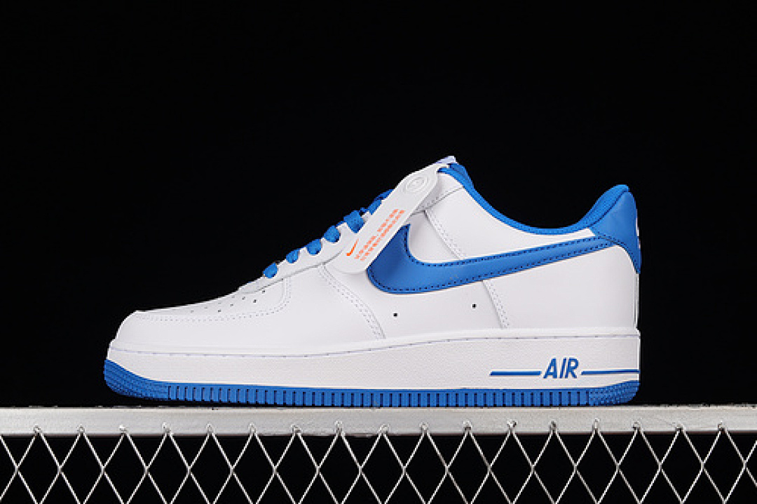 Nike Nike AIR FORCE 1 07 LOW WHITE/WHITE/MEDIUM BLUE · DH7561-104, photo 1