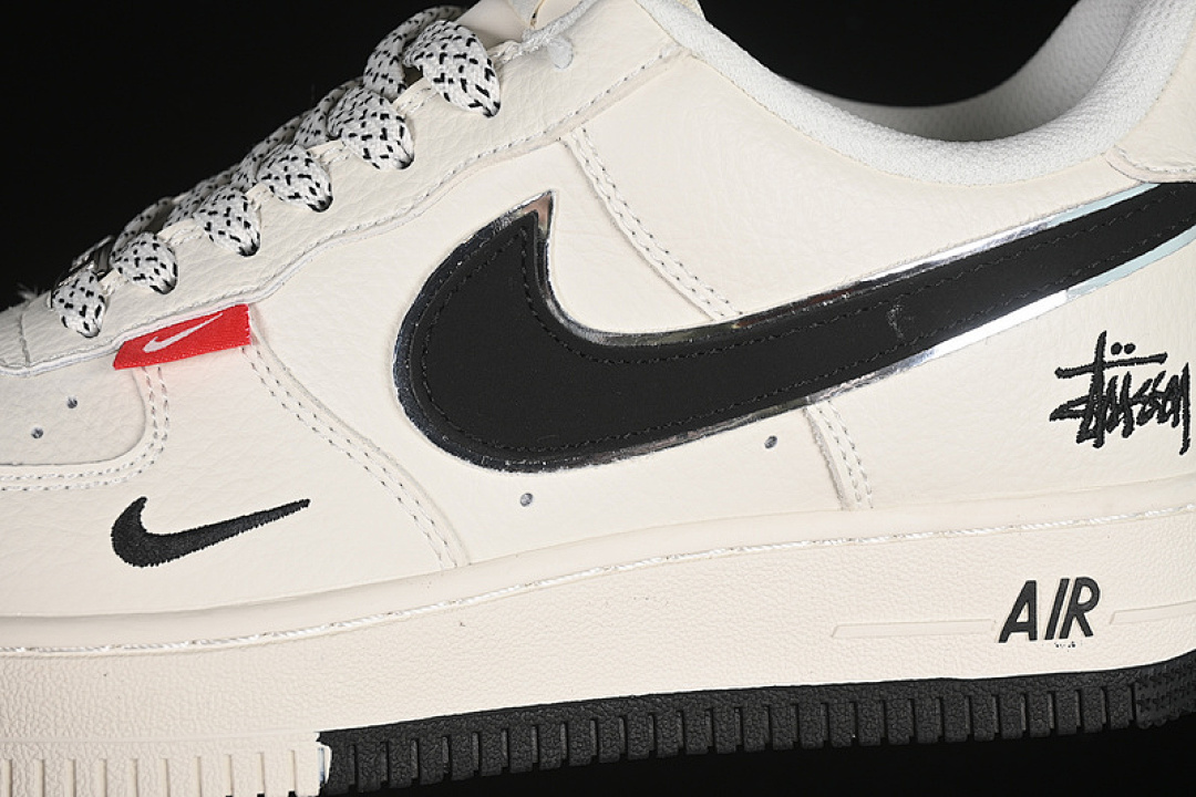 Nike [CS5288-010]-[AIR FORCE 1 07 LOW WHITE/BLACK/GREY/RED]-[WOMAN:36-39]-[MAN:40-45] - Image 8