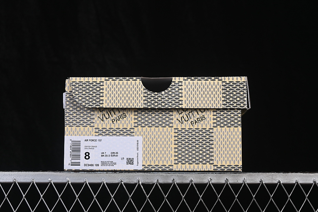 Nike [DC9486-109]-[AIR FORCE 1 07 LOW CASUAL SNEAKERS GREY/ORANGE/WHITE]-[WOMAN:36-39.5]-[MAN:40-45] - Image 11