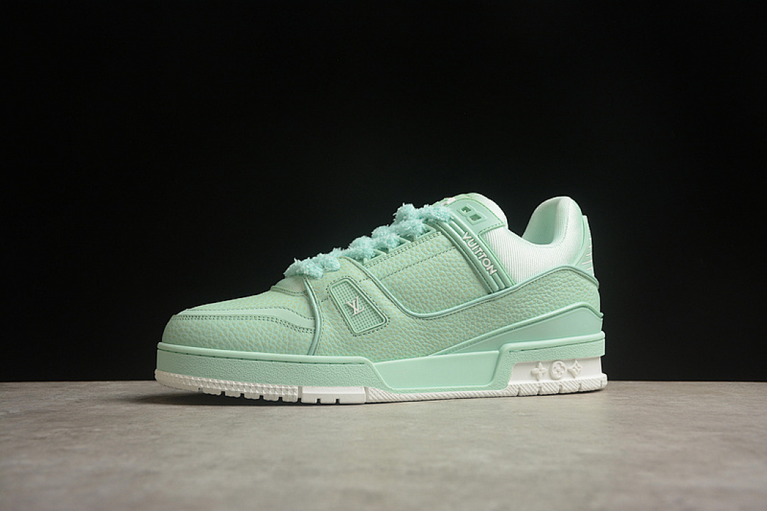 Louis Vuitton [2024TRAINER L*V LOUIS VUITTON TRAINER GREEN/WHITE]-[WOMAN:35-39]-[MAN:40-45] - Image 14