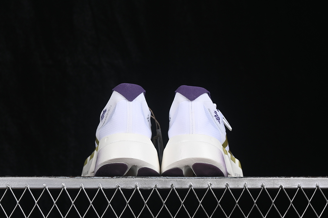 Adidas [KH6359]-[ADIZERO ADIOS PRO 4 CLOUD WHITE/GOLD METALLIC/AURORA PLUM]-[WOMAN:36-39]-[MAN:40-46] - Image 2