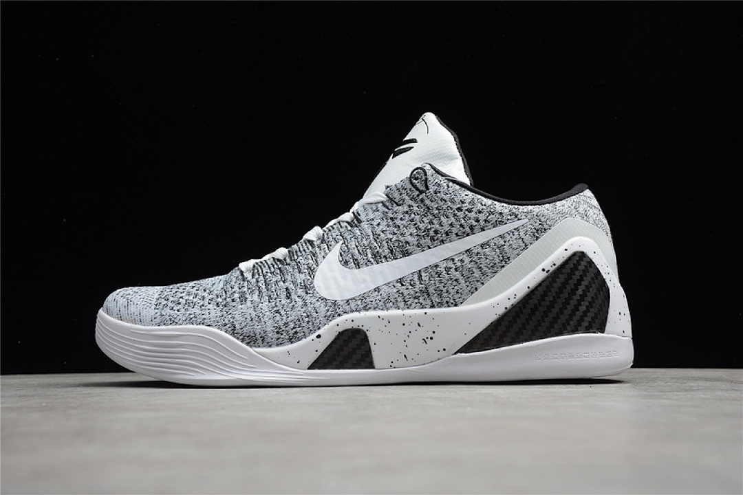 Nike [653456-101]-[KOBE 9 ELITE LOW XDR BEETHOVEN WHITE/BLACK/WOLF GREY]-[MAN:40-46] - Image 7