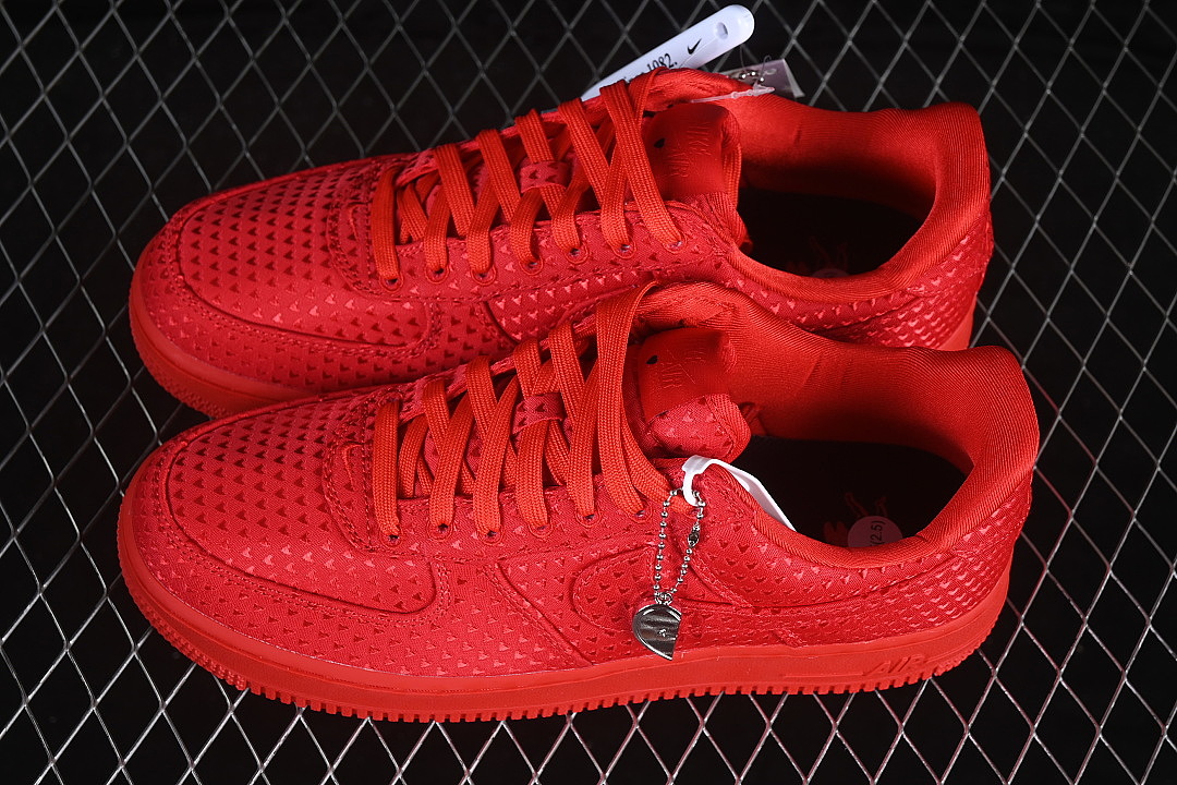 Nike [IB6836-600]-[AIR FORCE 1 07 LOW CASUAL SNEAKERS RED/REDNESS]-[WOMAN:35.5-39]-[MAN:40-45] - Image 10