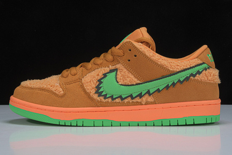 Nike GRATEFUL DEAD X SB DUNK LOW ORANGE BEAR ORANGE/GREEN · CJ5378-800, photo 1