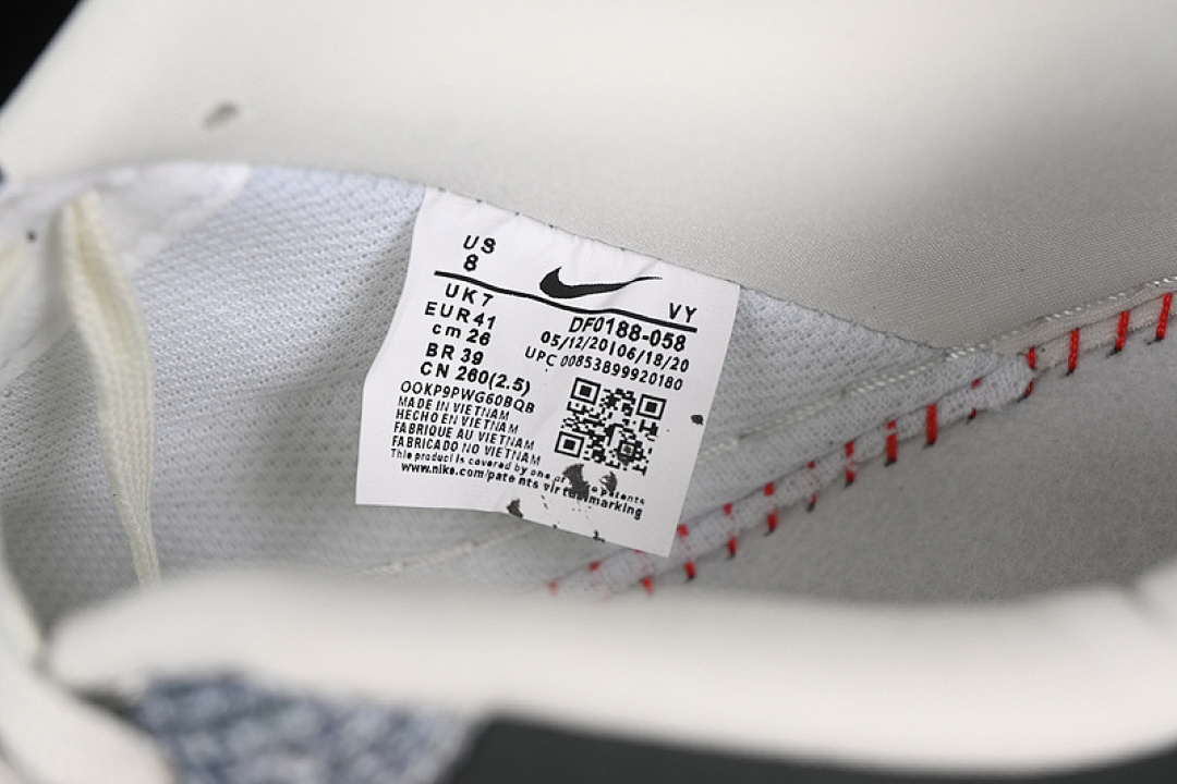 Nike [DF0188-058]-[AIR FORCE 1 07 LOW WHITE/GREY/BLUE]-[WOMAN:36-39]-[MAN:40-45] - Image 6