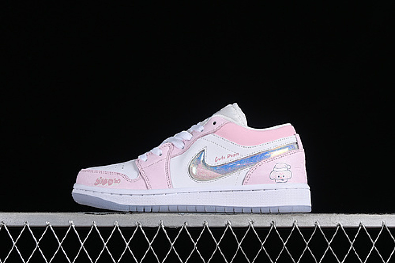 Jordan AIR Jordan 1 LOW SE BLUE TINT/SUMMIT WHITE/WHITE/ICE BLUE/PINK · FQ9112-100, photo 1