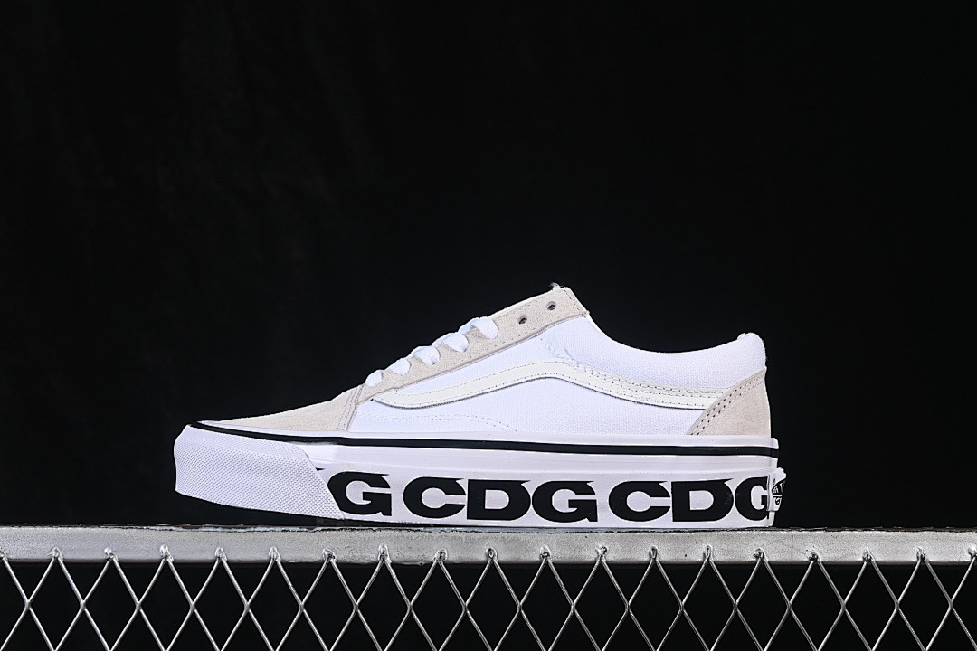 Unbranded [VN0A4P3XQLZ]-[OLD SKOOL LOW-TOP CASUAL SHOES WHITE/WHITE/BLACK]-[WOMAN:35-39]-[MAN:40-44], photo 1