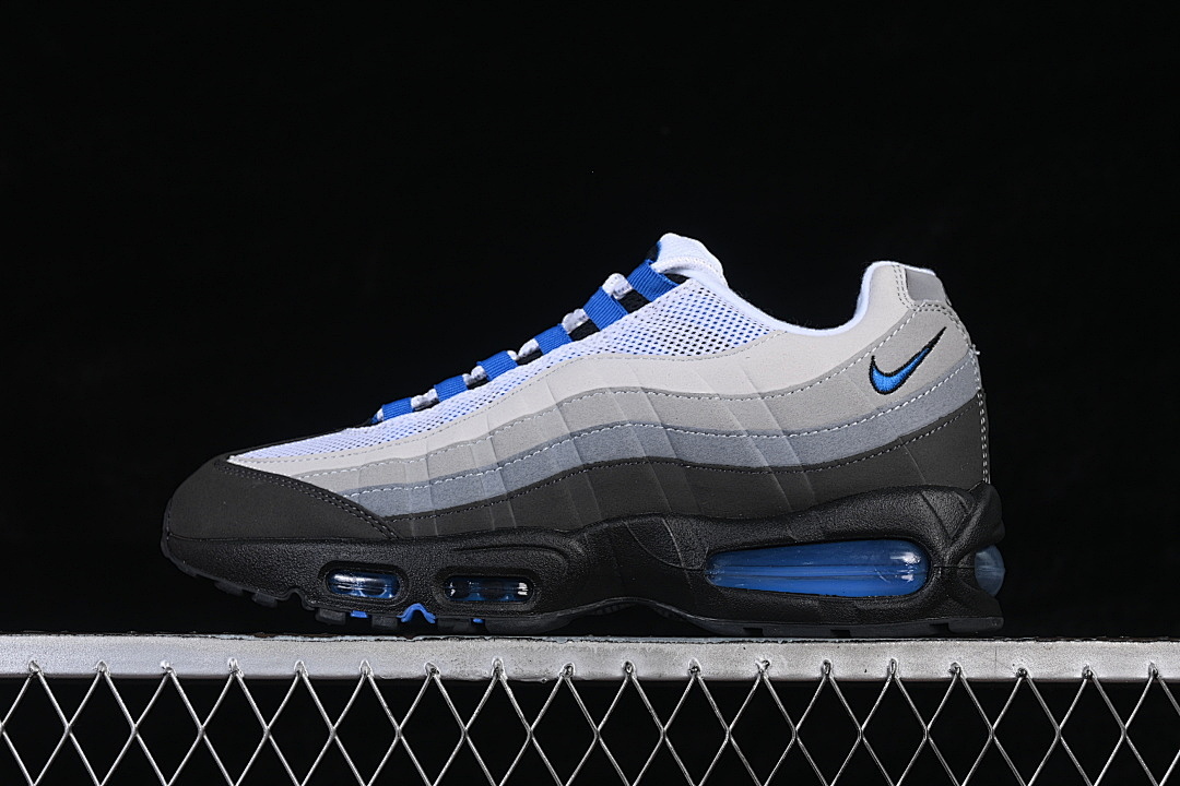 Unbranded [IM7410-100]-[AIR MAX 95 AIR CUSHIONED SHOES BLACK/BLUE/WHITE]-[WOMAN:36-39]-[MAN:40-47.5], photo 1